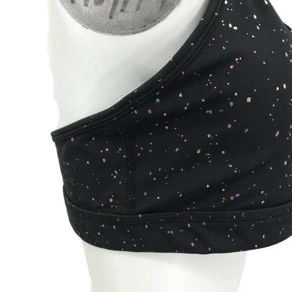 Zyia Active Reflective Mirage Brilliant Black Sports Bra Size XXL Metallic - Picture 3 of 10